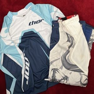 Thor riding pants 28 and small jersey